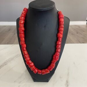 Elegant Coral Necklace